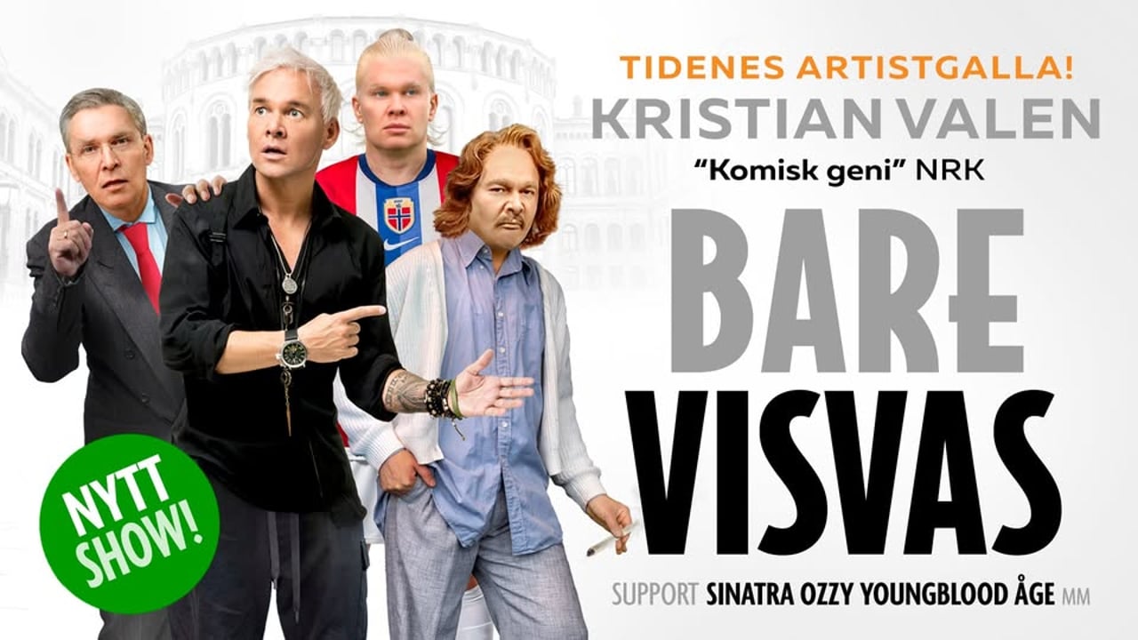 KRISTAN VALEN "BARE VISVAS "  // LIVE I SUNNFJORDSALEN // LAURDAG 5/12-2026