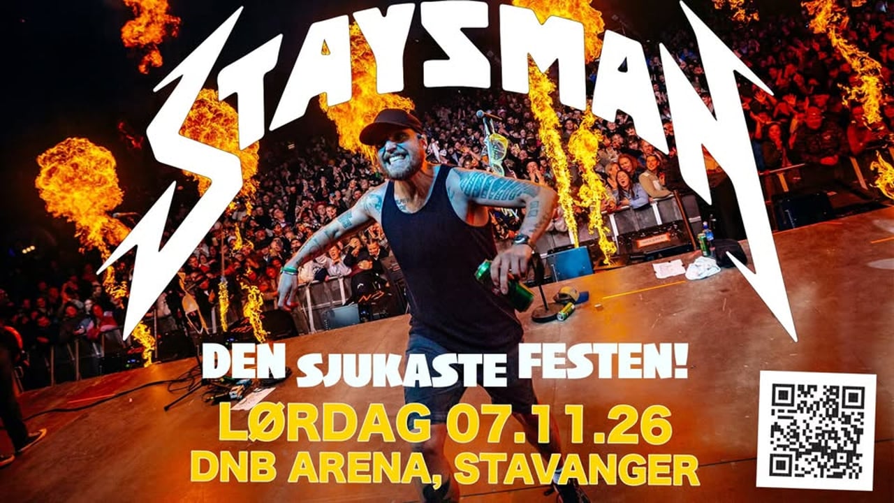 STAYSMAN - DEN SJUKASTE FESTEN - Dnb Arena lør 7. November