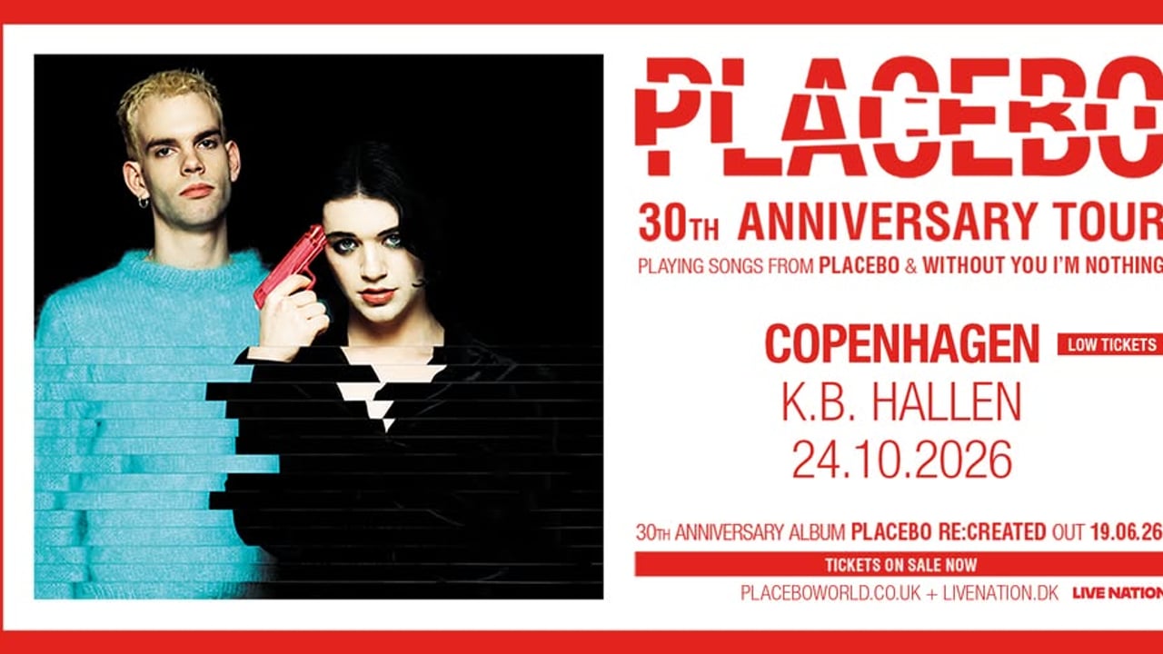 Placebo // K.B. Hallen // 24. oktober 2026 // FÅ BILLETTER!
