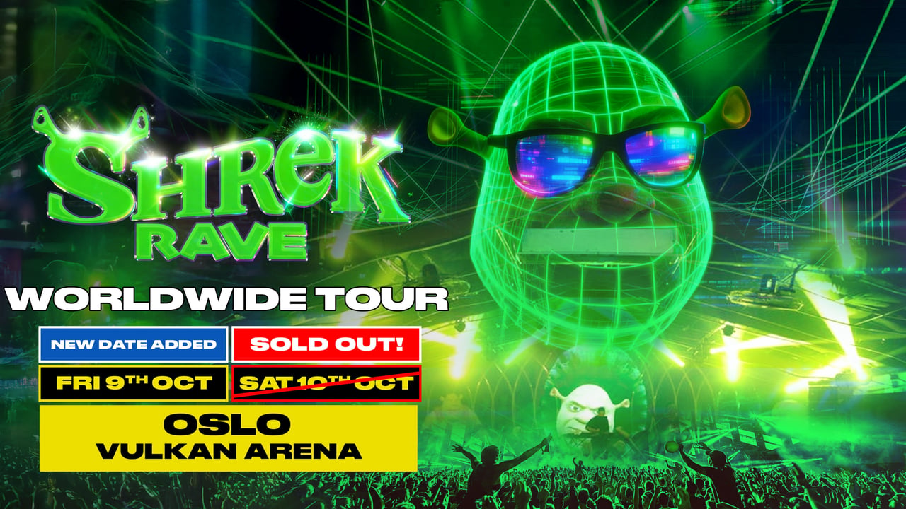 SHREK RAVE Is Coming To Oslo!
