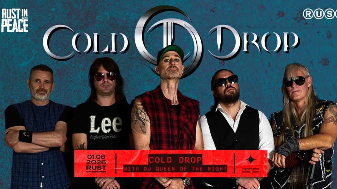 Rust In Peace: COLD DROP koncert & DJ Queen Of The Night