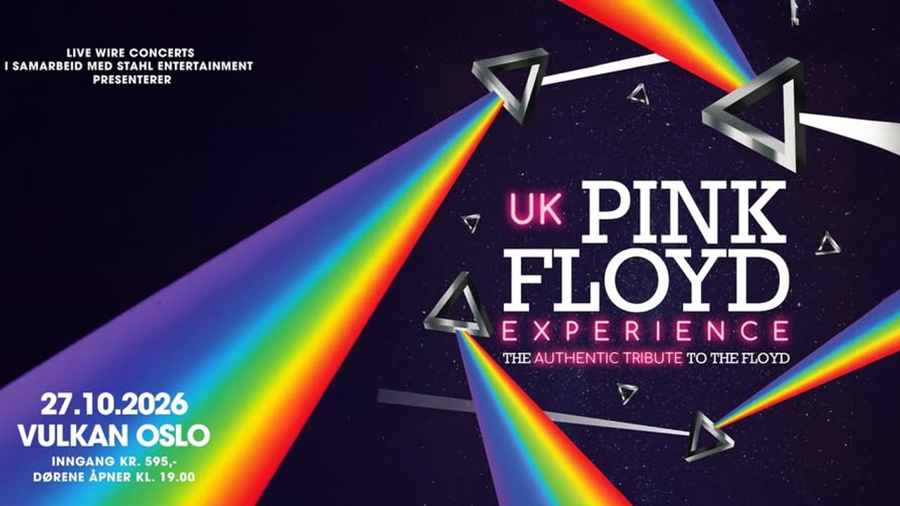 UK Pink Floyd Experience / Vulkan, Oslo / Pres. av Live Wire Concerts and Stahl Entertainment