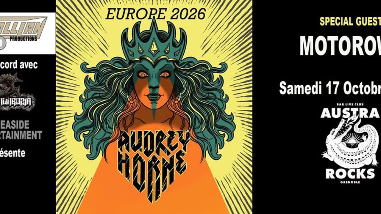 AUDREY HORNE • Austra Rocks, Saint Martin d'Hères • Sam. 17 octobre 2026