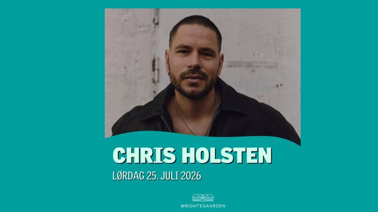 Chris Holsten på Wrightegaarden