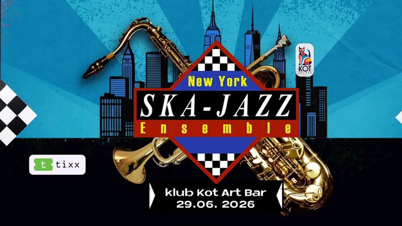ODWOŁANY!!!!      New York Ska Jazz Ensemble - Kot Art Bar - support Skadyktator & The Warmers