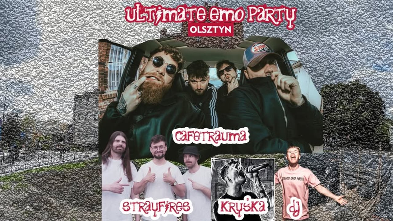 Ultimate Emo Party Olsztyn: cafetrauma, Strayfires, Kryśka / 24.07 KOT art bar