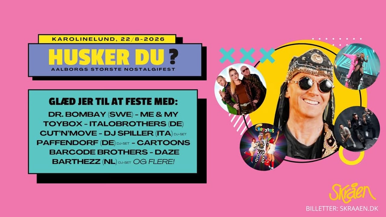 Husker Du? - Aalborgs største nostalgifest | Karolinelund, Aalborg - 2026