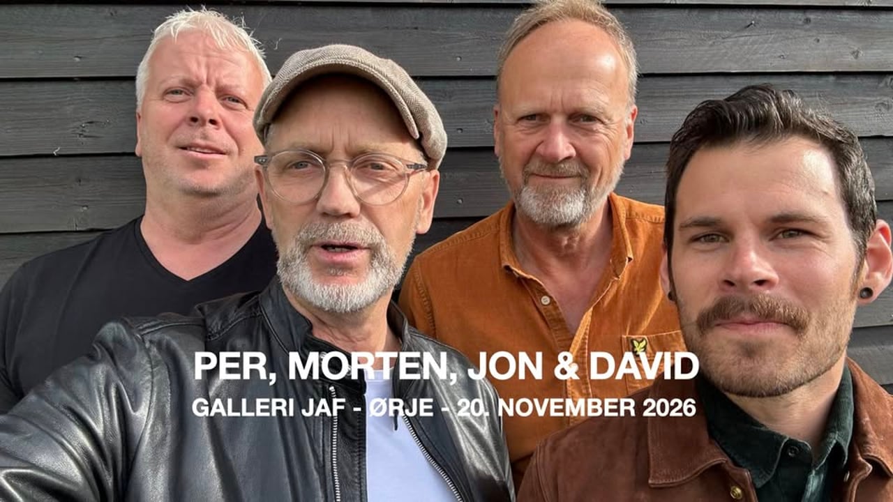 Konsert i Galleri JAF: Per, Morten, Jon & David