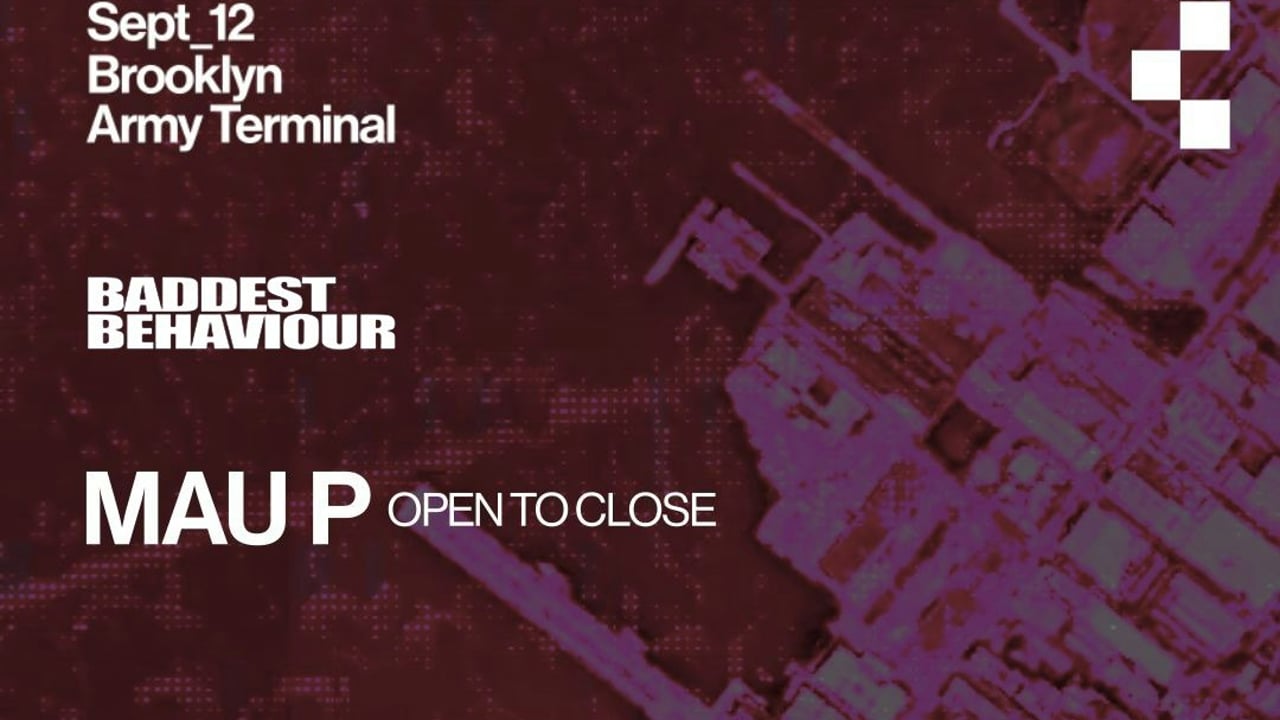 Teksupport: Mau P (Saturday) SOLD OUT