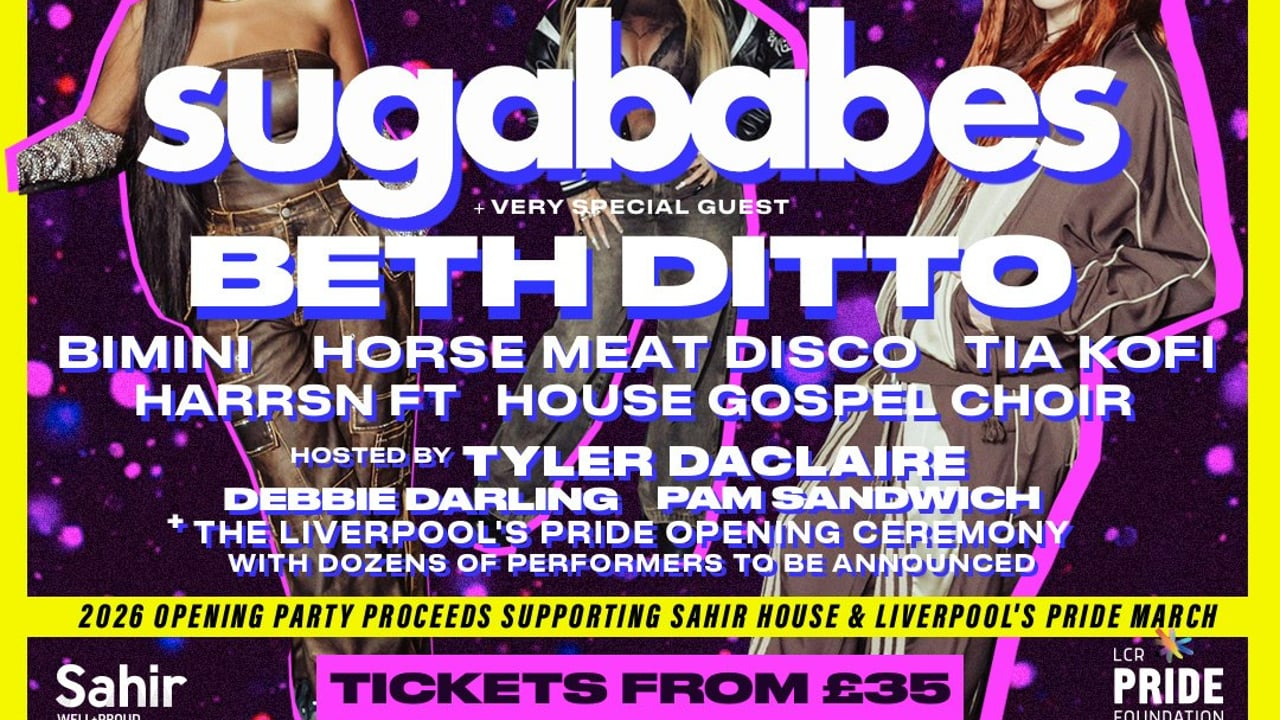 Liverpool's Pride 2026: Featuring Sugababes, Beth Ditto and more!