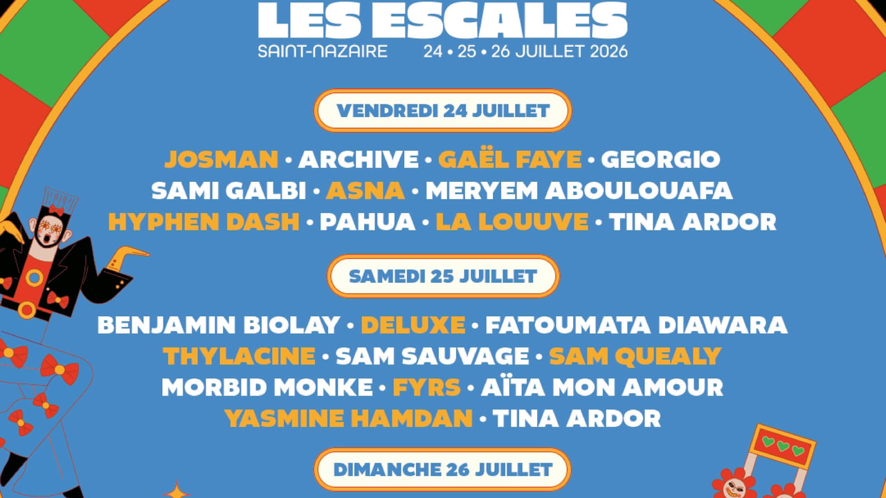 FESTIVAL LES ESCALES 2026 PASS 1 JOUR VENDREDI