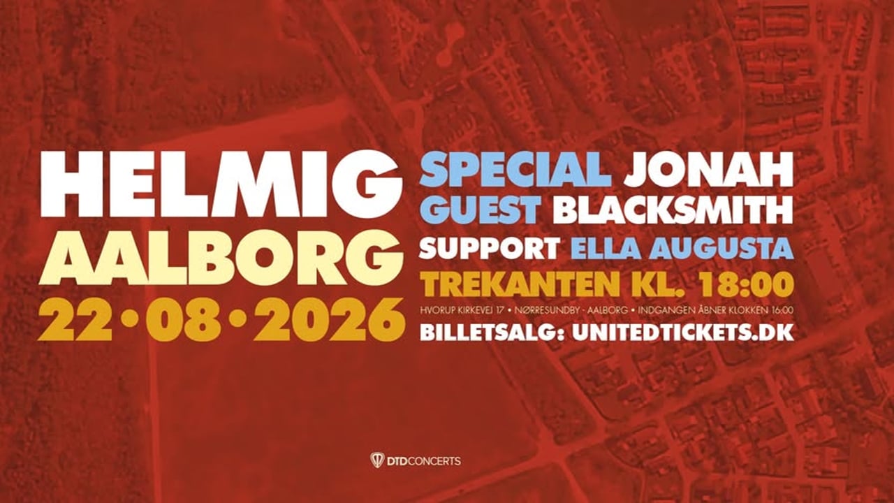 Thomas Helmig (Special Guest: Jonah Blacksmith, Support Ella Augusta) – Trekanten i Aalborg