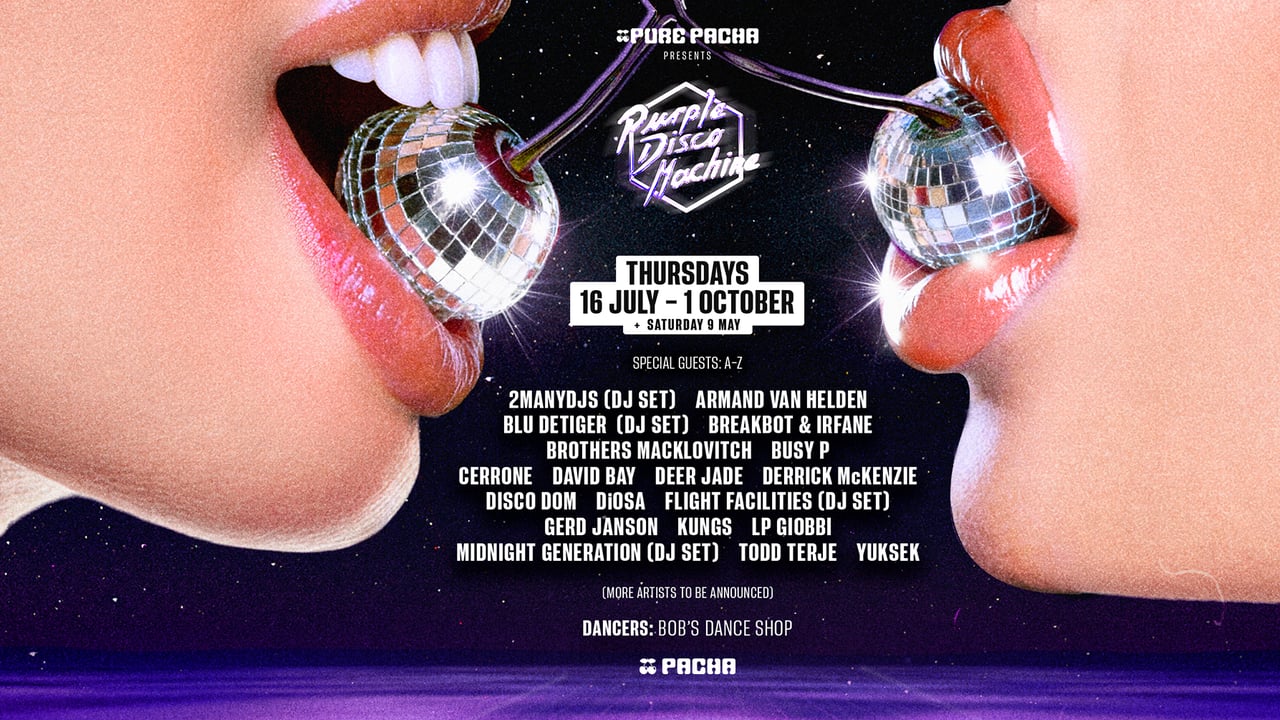 Purple Disco Machine - PURE PACHA