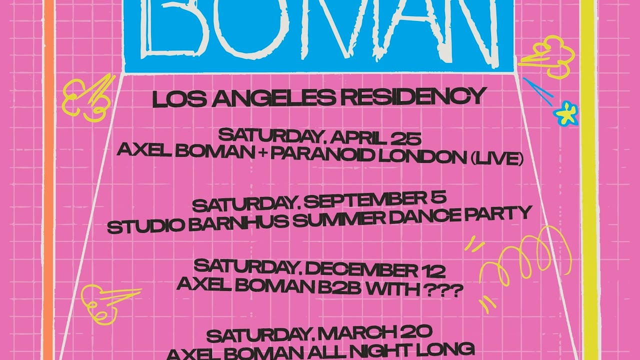 Studio Barnhus Summer Dance Party with Axel Boman, Kornel Kovacs, Nikki Nair