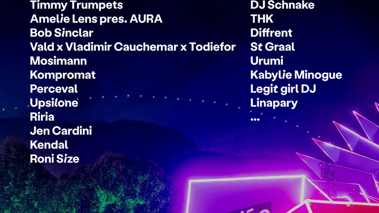 Paléo Festival: Timmy Trumpets - Amelie Lens pres. AURA - Bob Sinclar - Mosimann -