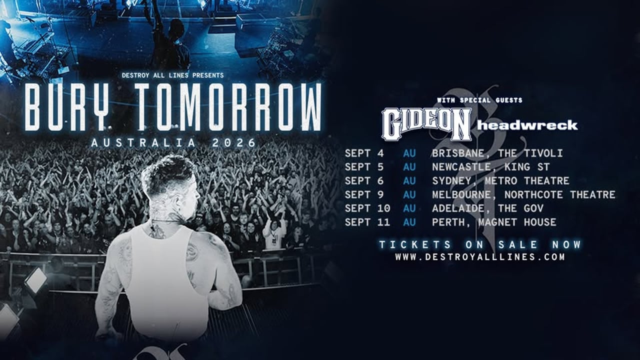 Bury Tomorrow - Australia 2026 with Gideon (US) & Headwreck – Newcastle 18+