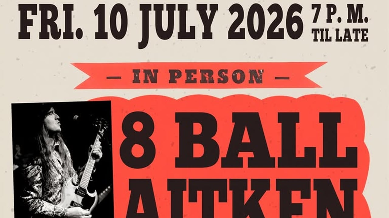 8 BALL AITKEN BAND @ BANSHEES BAR, IPSWICH with support from Dillion James