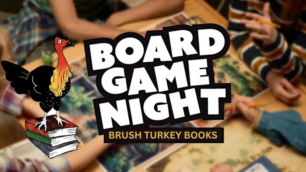 Brush Turkey Books Board Game Night