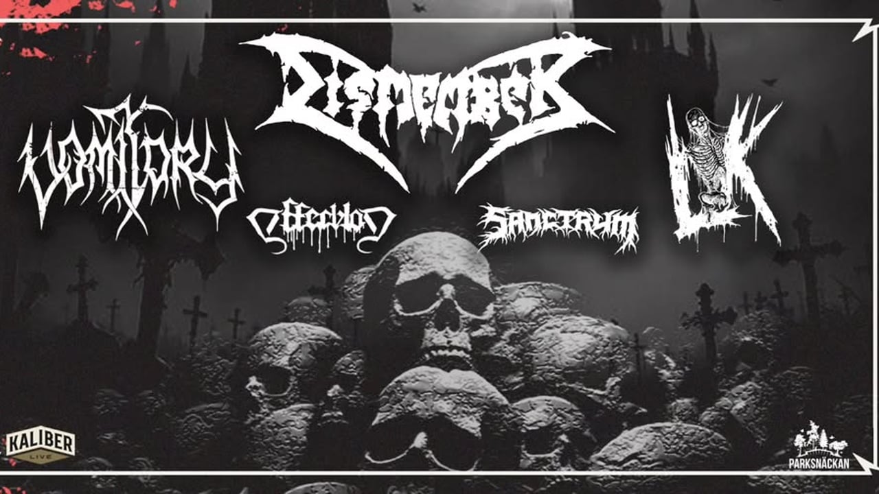 Dismember & Vomitory | Parksnäckan Uppsala