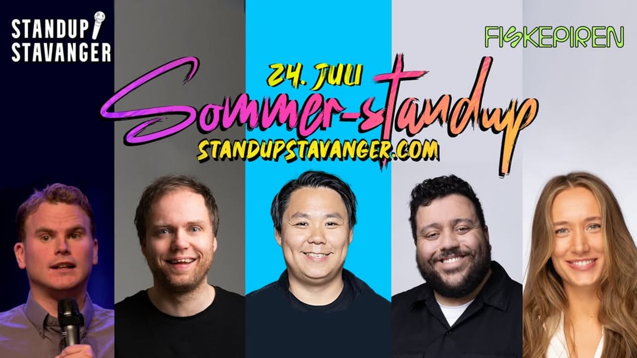 Sommer☀️Standup på Fiskepiren - 24. juli