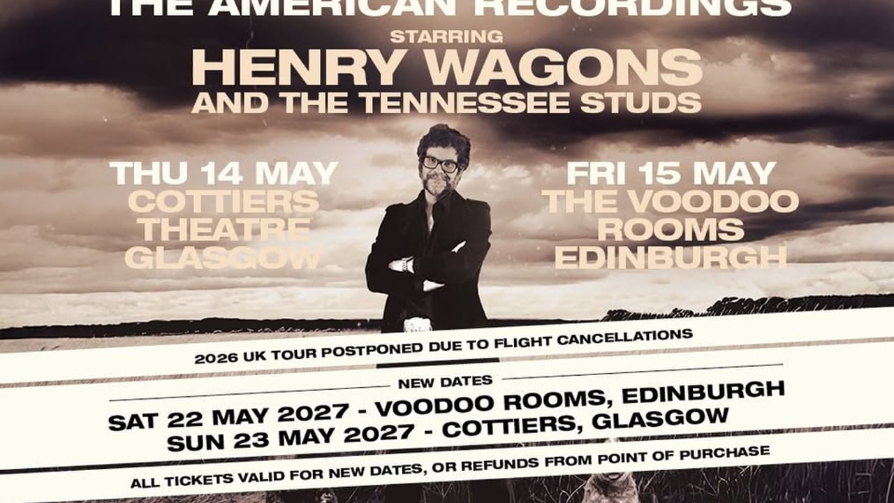 CASH - The American Recordings starring Henry Wagons / The Voodoo Rooms / Edinburgh
