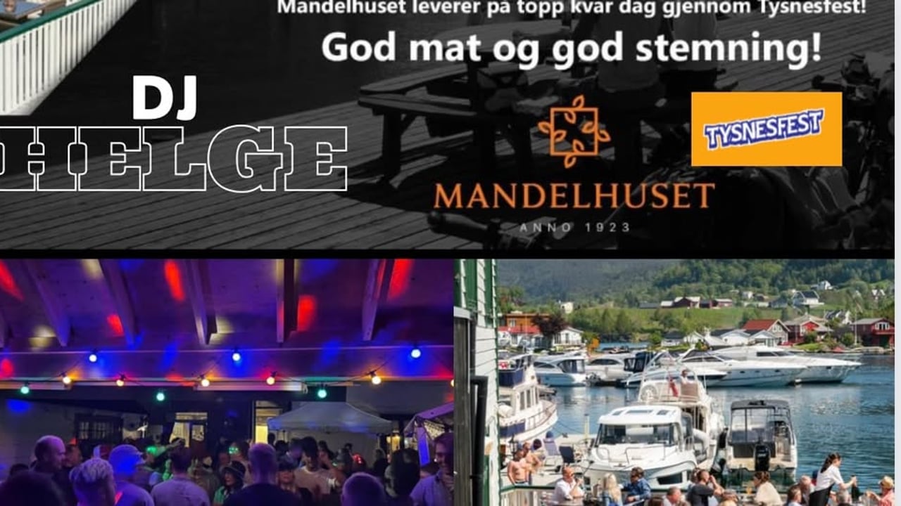Dj HELGE Mandelhuset Tysnesfest 2026