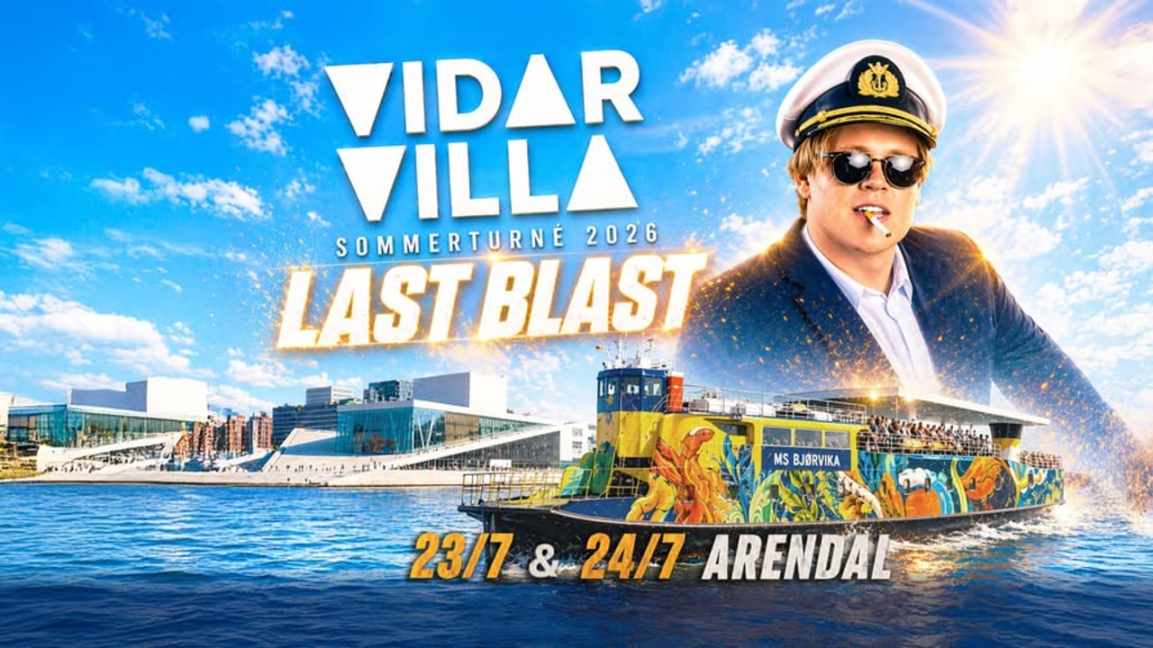 Vidar Villa - Arendal // MS Bjørvika Turné 2026