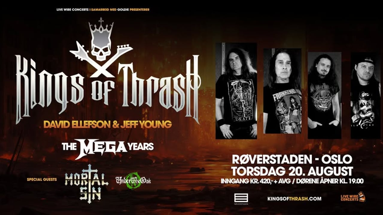 Kings of Thrash - The Mega Years | Pres. av Live Wire | Goldie