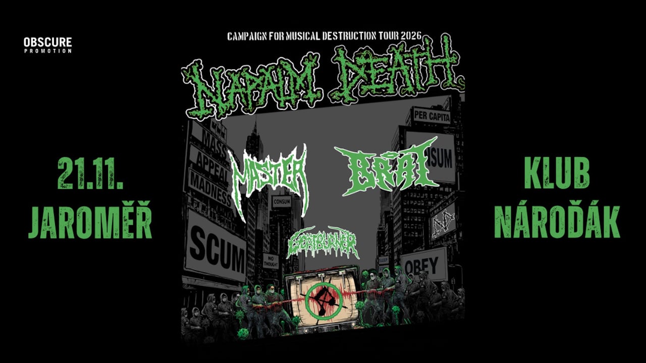 CAMPAIGN FOR MUSICAL DESTRUCTION 2026: NAPALM DEATH & more