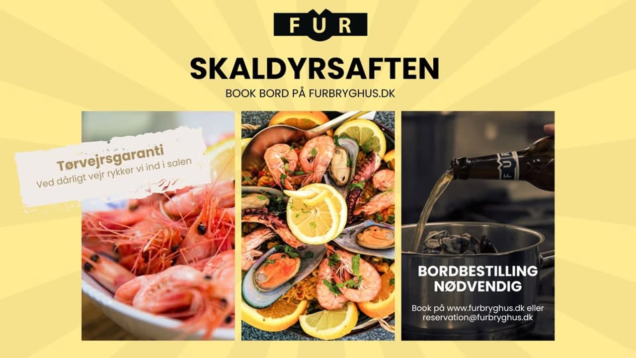 Skaldyrsaften på Fur Bryghus 