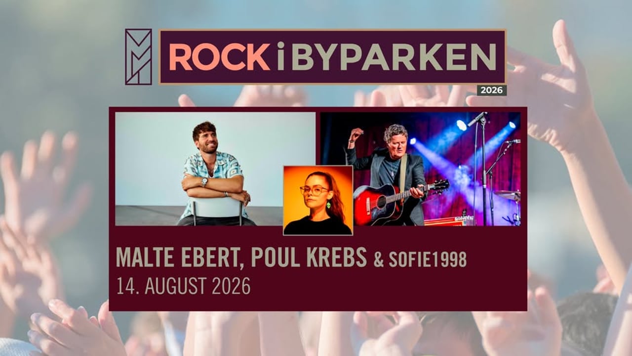 Rock i Byparken 2026 – 14. august 