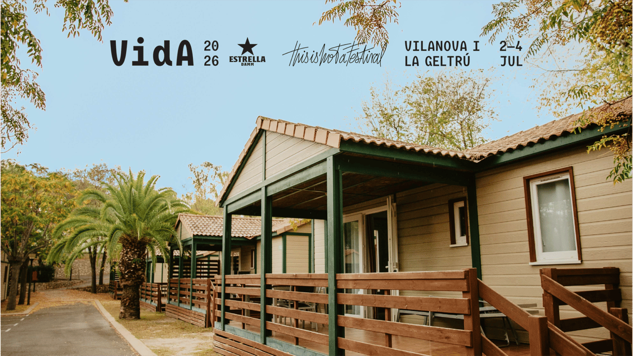 Vida Festival 2026 - Bungalows Camping HolaCamp Sitges Garrofer