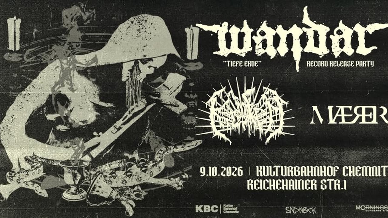 WANDAR Releaseparty"Tiefe Erde" +KRATER+MAERER