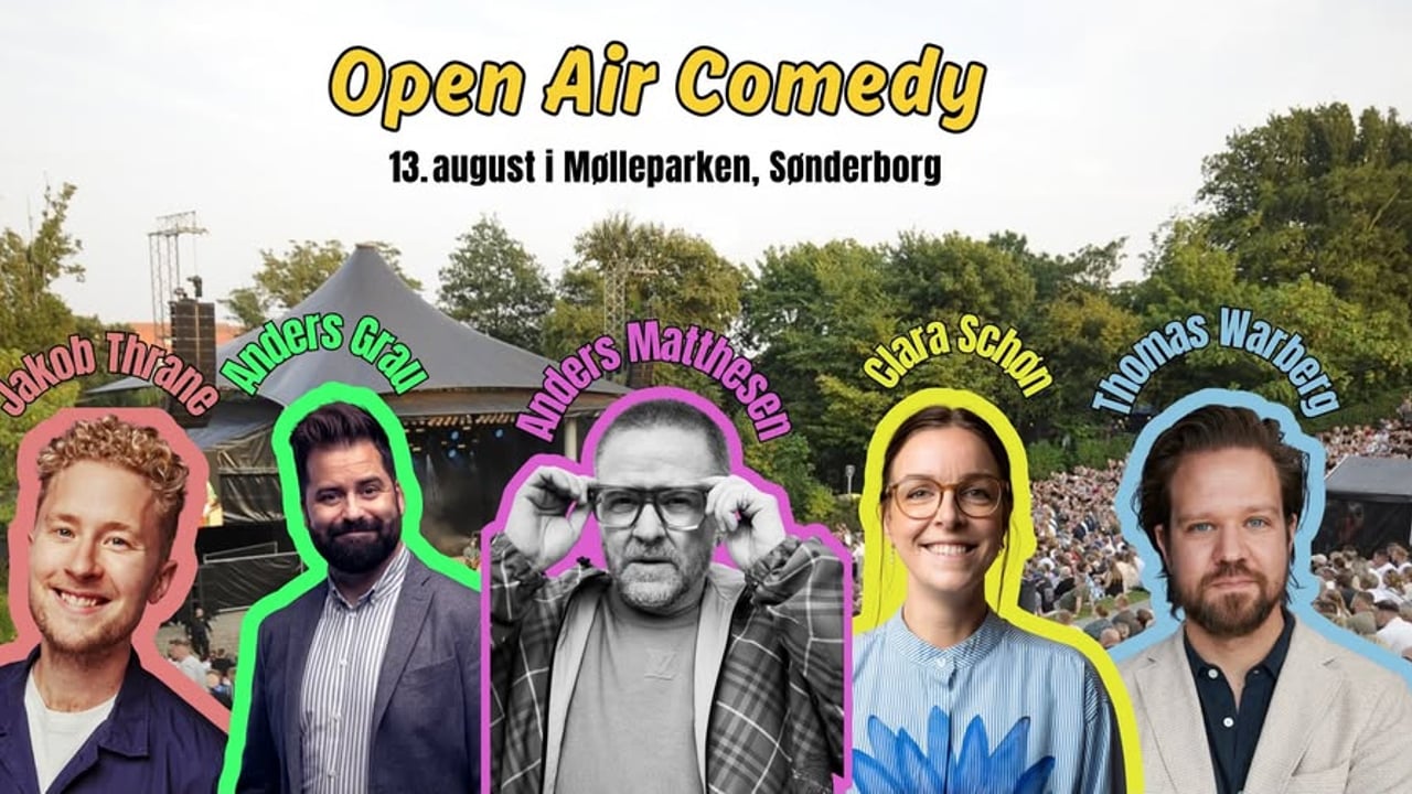 Open Air Comedy - 5 komikere 