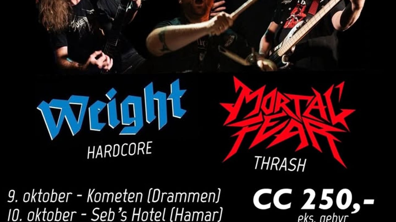 GHETTO GHOULS + Weight + Mortal Fear live @ Seb's Hotel
