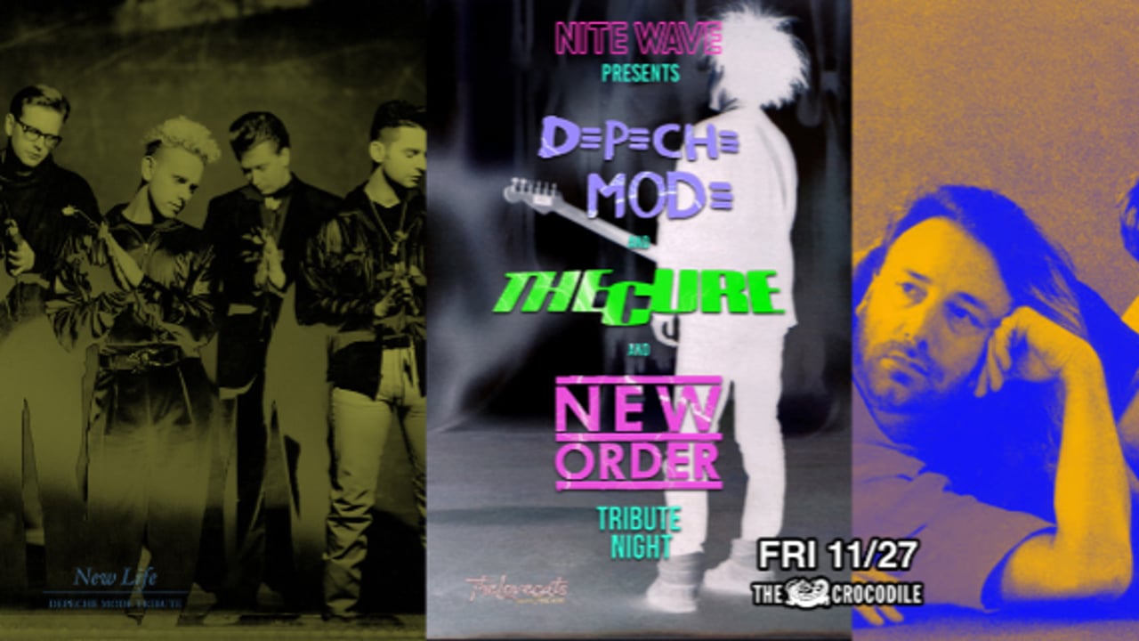 Nite Wave present: The Cure, Depeche Mode & New Order Tribute Night