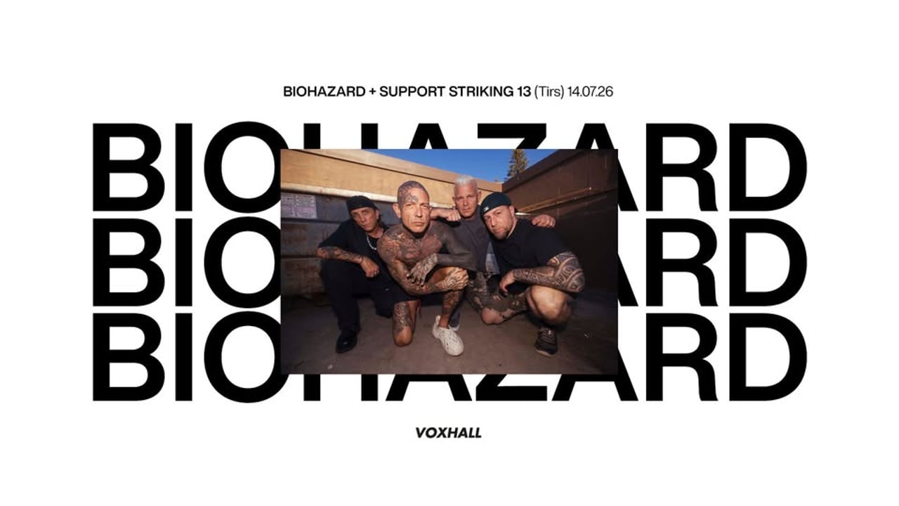 Biohazard + support Striking 13 på VoxHall