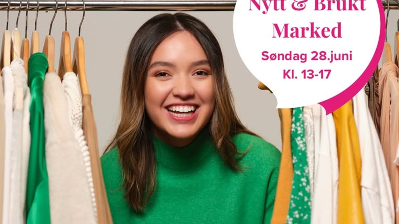 Nytt & Brukt marked på Alti Eikunda i juni