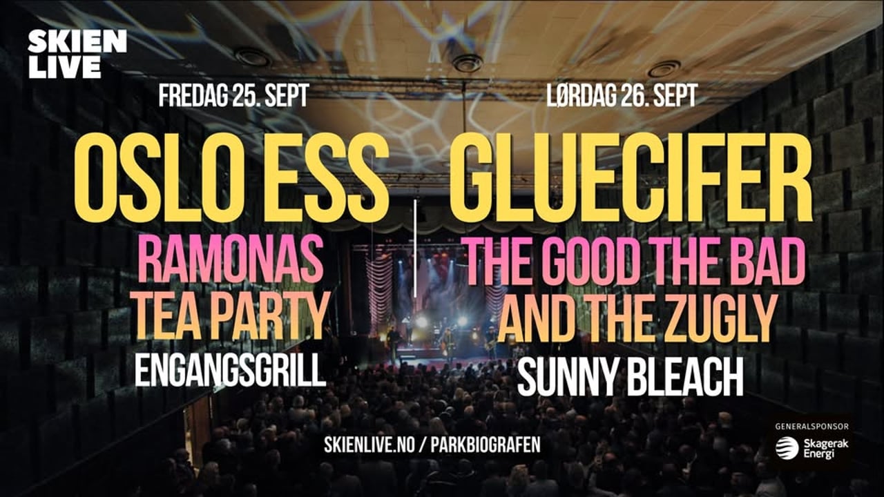 GLUECIFER, OSLO ESS, THE GOOD THE BAD AND THE ZUGLY, SUNNY BLEACH, RAMONAS TEA PARTY, ENGANGSGRILL