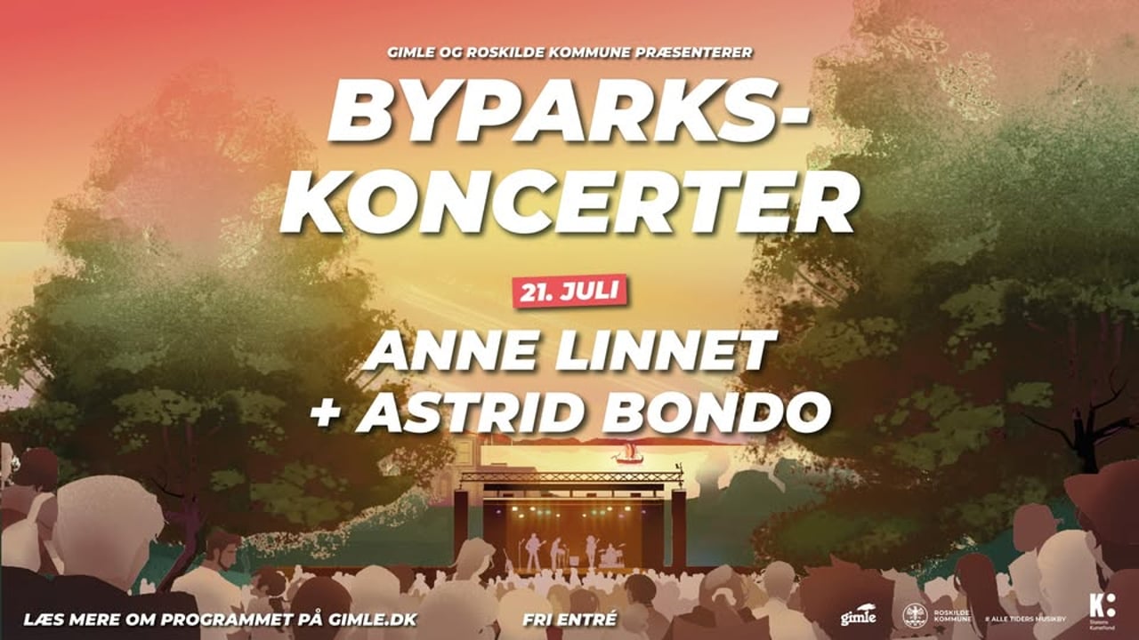 Byparkskoncert med Anne Linnet + Astrid Bondo