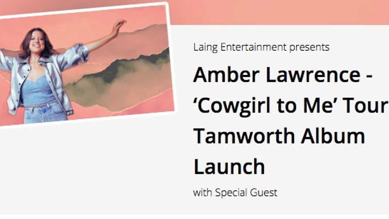 Amber Lawrence- 'Cowboy To Me' Tour. Tamworth Album Launch