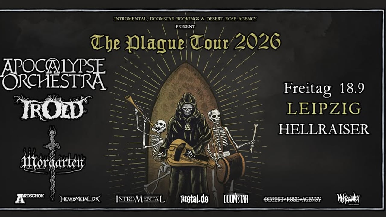 Apocalypse Orchestra "The Plague Tour 2026"  Support : Trold & Morgarten | Hellraiser Leipzig