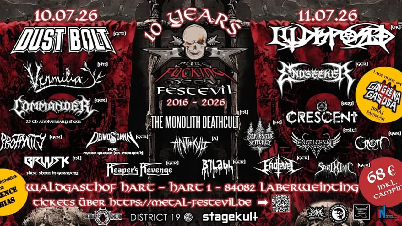 Pure Fucking Metal FestEvil 2026