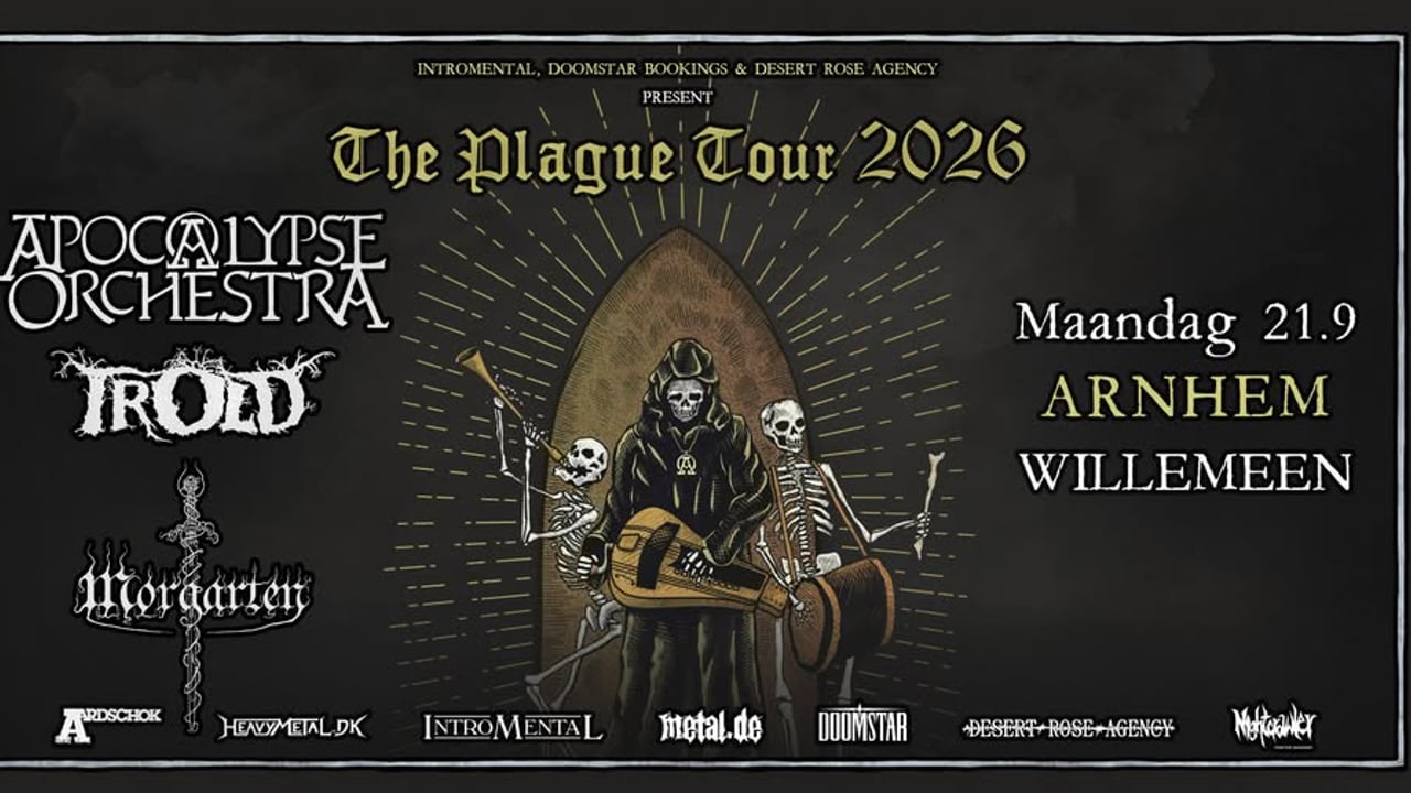 Apocalypse Orchestra (SE) + Morgarten (CH) + Trold (DK) in Willemeen - EXCL. NL Show