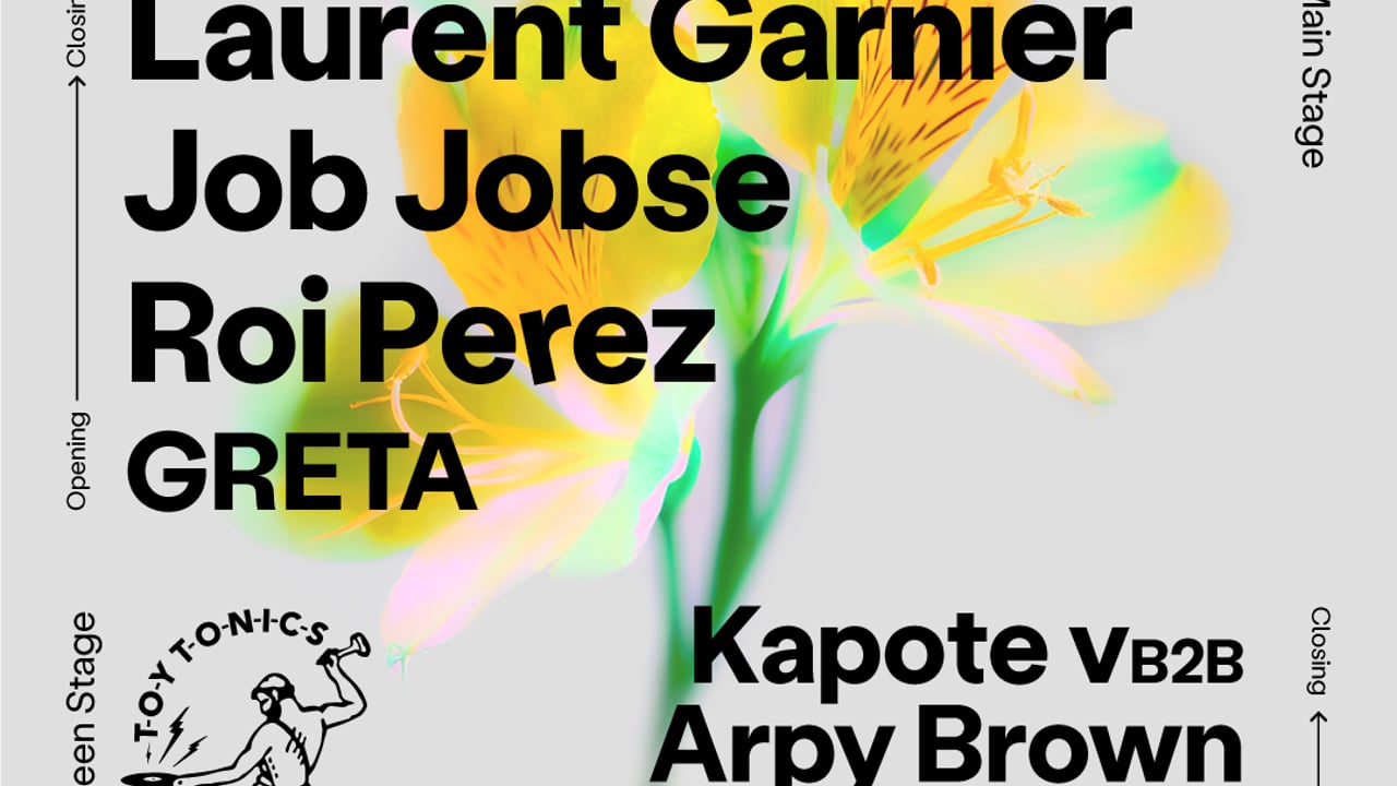 Brunch Electronik Barcelona / Laurent Garnier, Job Jobse, Roi Perez, GRETA