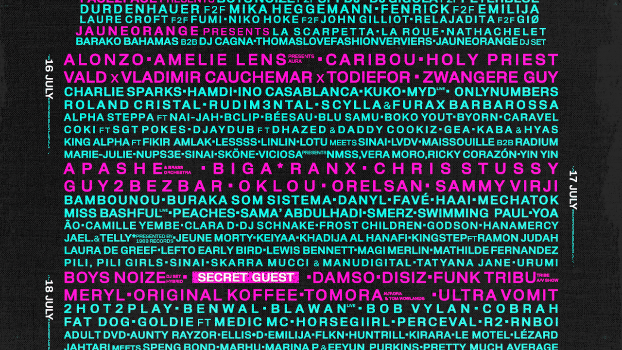 Dour Festival 2026