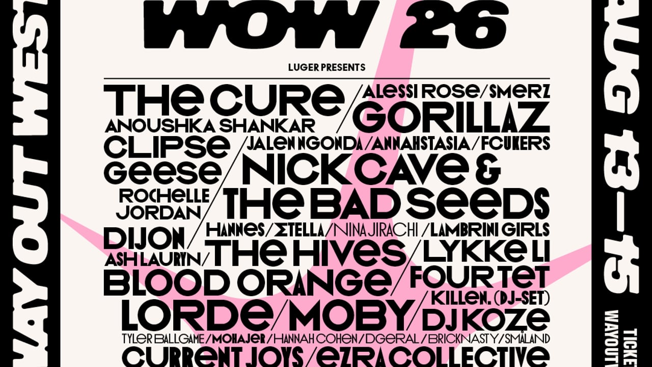 Way Out West Festival 2026 @ Slottsskogen