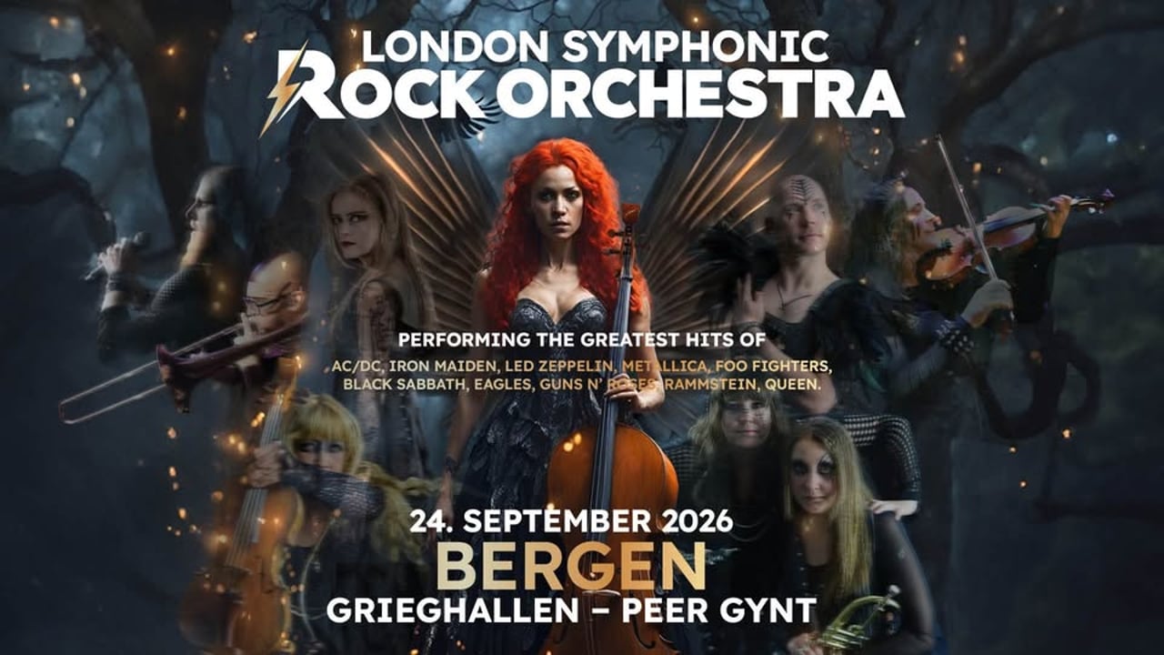 London Symphonic Rock Orchestra // Peer Gynt, Bergen – Få billetter!