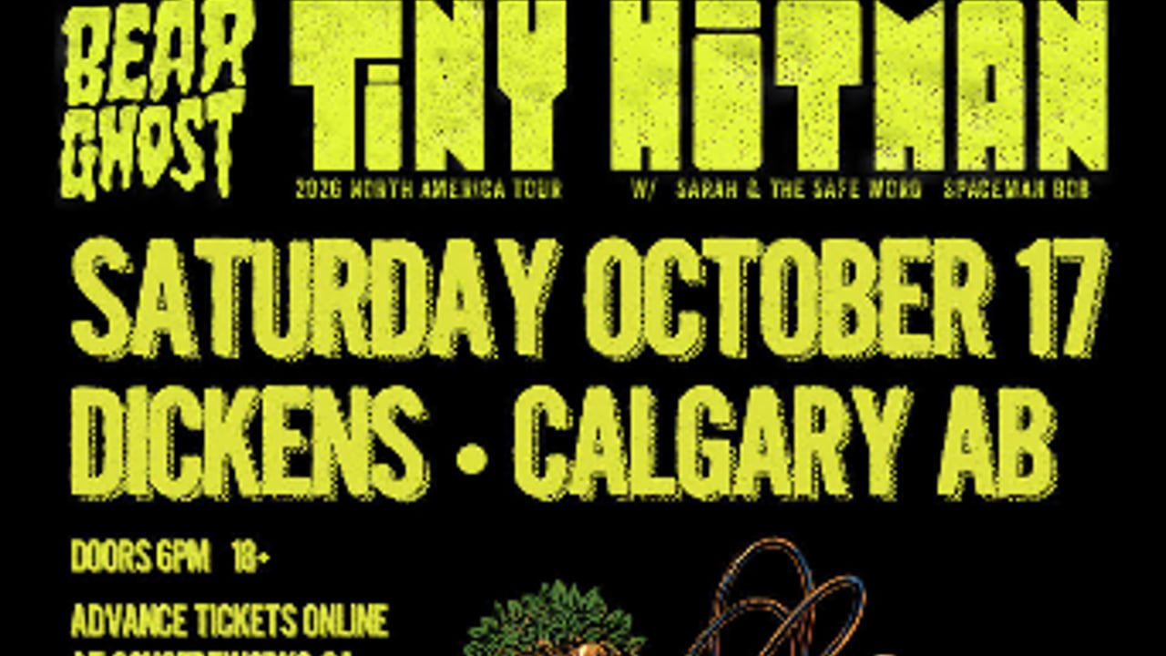 Tiny Hitman Tour 2026 - Bear Ghost w/ Sarah and the Safe Word & Spaceman Bob