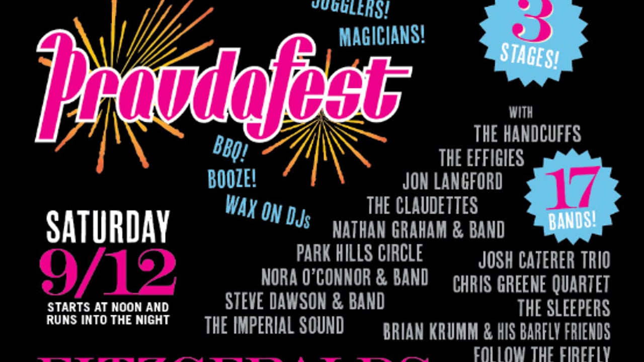 PRAVDAFEST @ FITZGERALDS!
